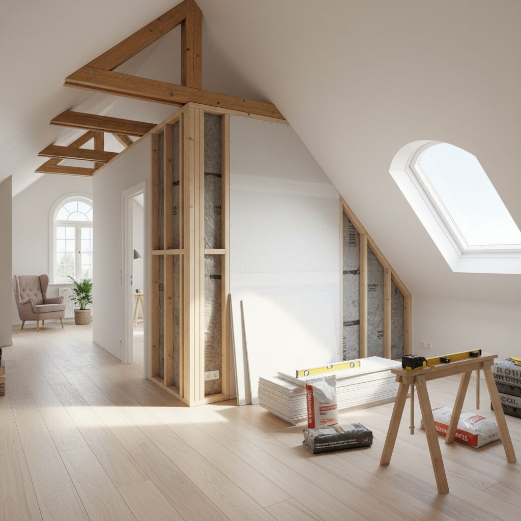 Jakie ścianki działowe na poddaszu wybrać? Kompletny poradnik