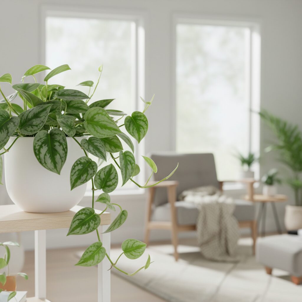 Scindapsus Silver Ann — jak dbać o tę srebrzystą piękność?