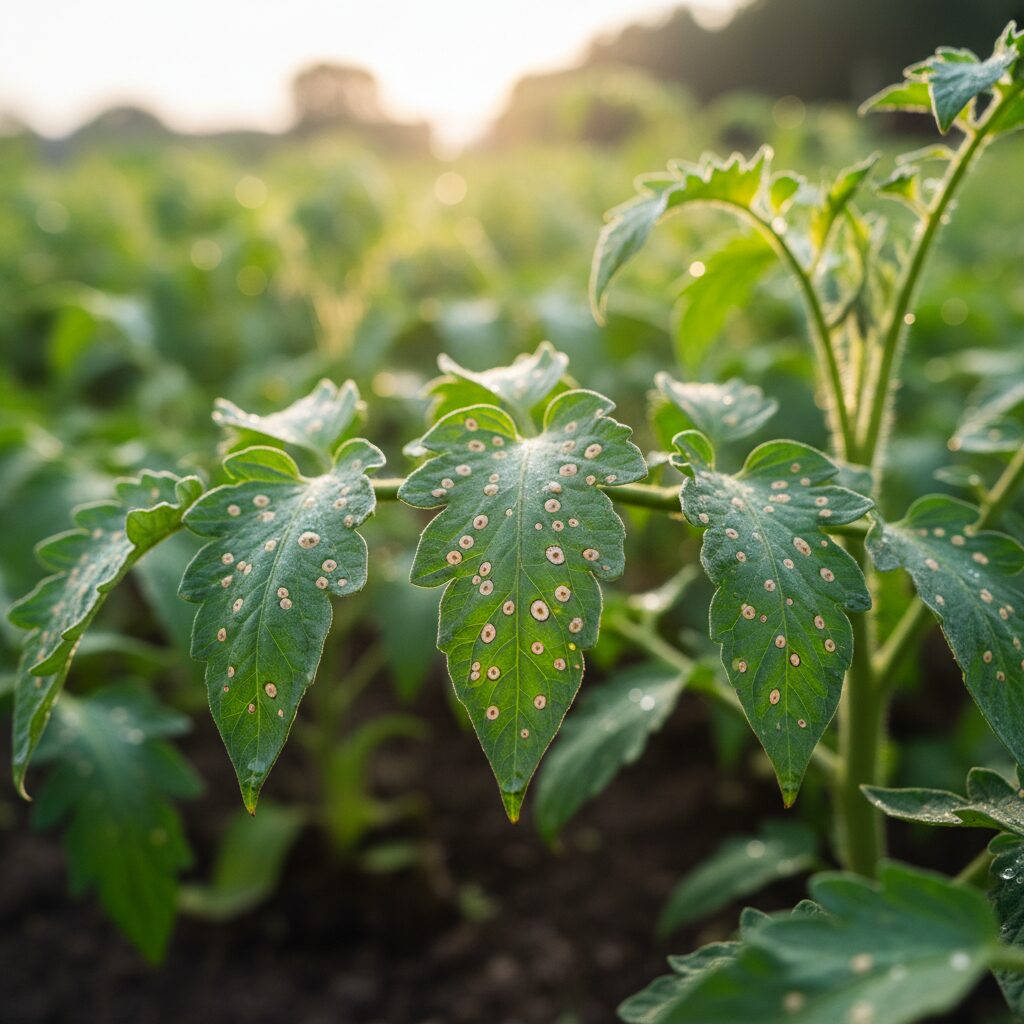 Septorioza pomidora — jak rozpoznać i zwalczyć białą plamistość?