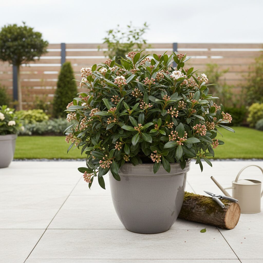 Skimia japońska uprawa — jak pielęgnować ten zimozielony krzew?