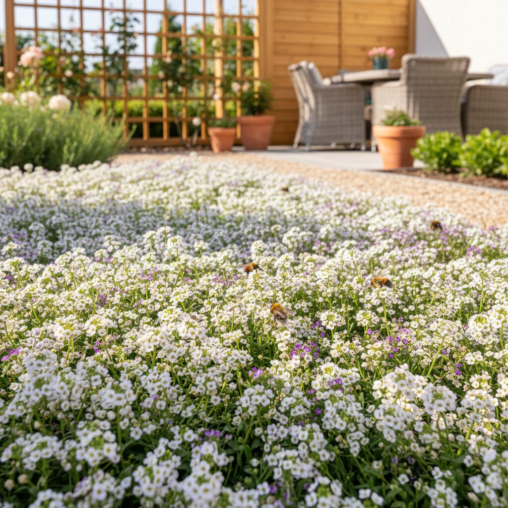 Smagliczka nadmorska — jak uprawiać tę miododajną roślinę?