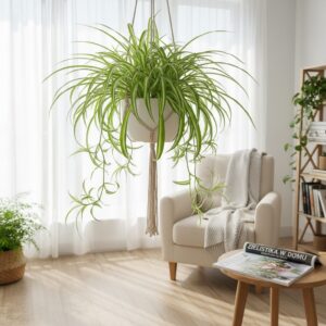 Spider plant po polsku — jak uprawiać zielistkę w domu?