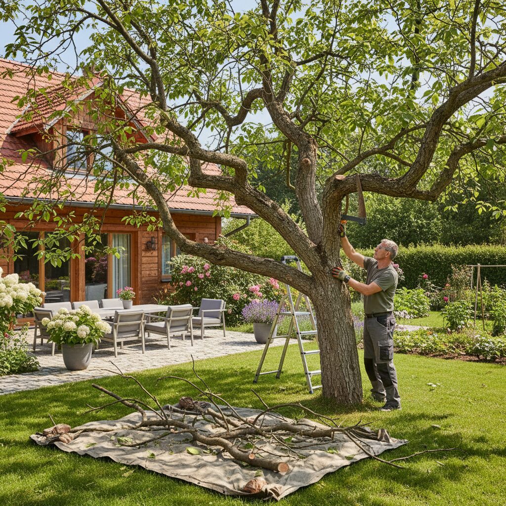 Stary orzech włoski cięcie — jak i kiedy odmłodzić drzewo?