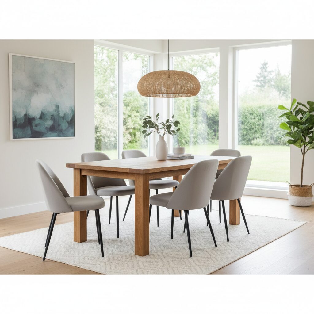 Dlaczego stół dębowy to najlepsza inwestycja do Twojego salonu?