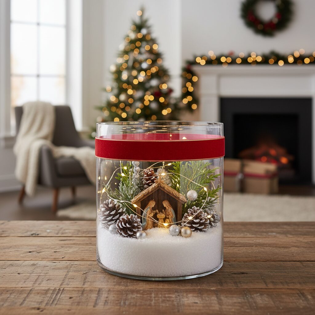 Jak zrobić efektowny stroik w szkle na Boże Narodzenie?