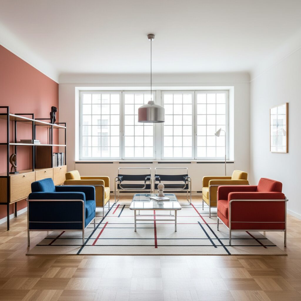 Czym wyróżnia się styl bauhaus we wnętrzach?