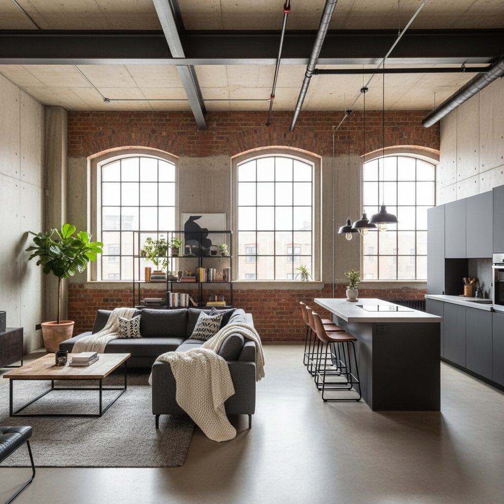 Styl industrialny — jak wprowadzić surowy klimat loftu do wnętrza?