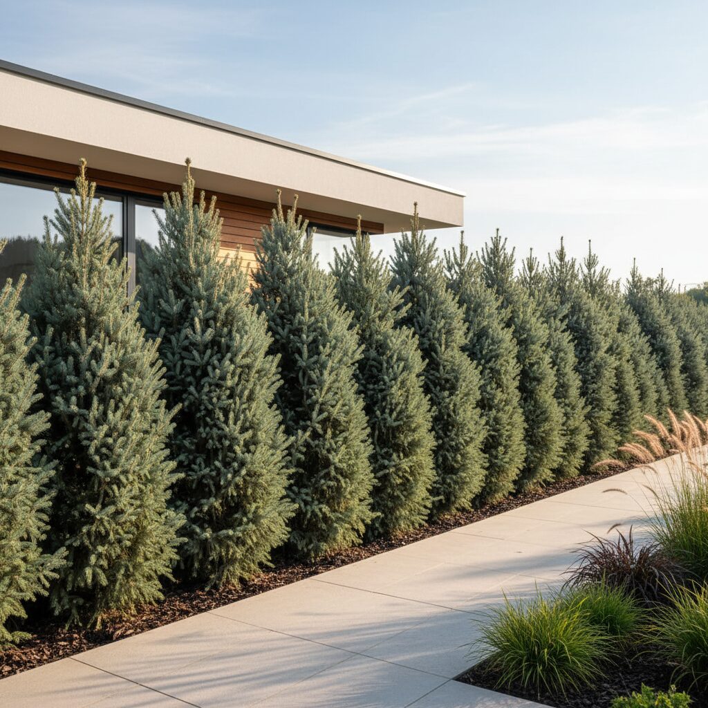 Dlaczego świerk serbski na żywopłot to najlepszy wybór?