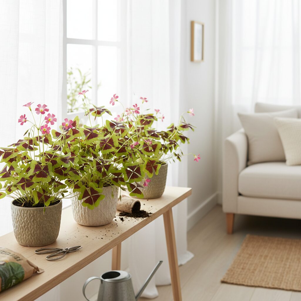 Szczawik deppei — jak uprawiać tę wyjątkową roślinę na szczęście?