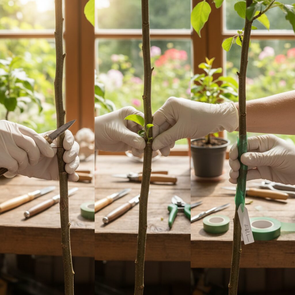 Jak wykonać szczepienie na pniu krok po kroku?
