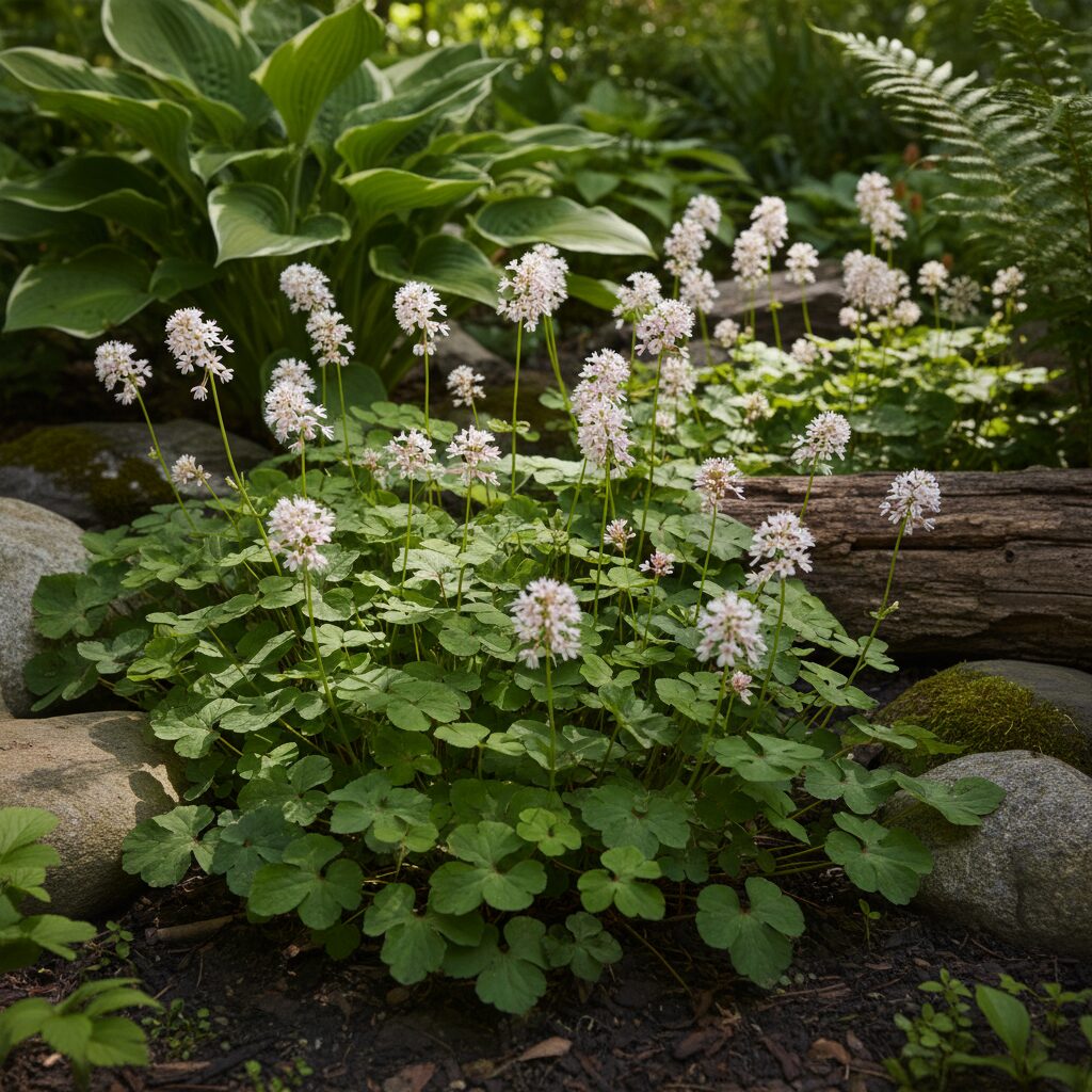 Tiarella ogrodowa — jak uprawiać tę królową cienistych zakątków?