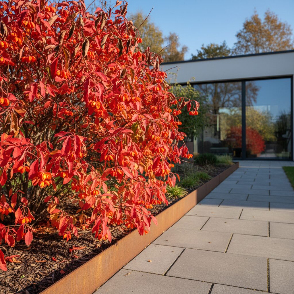 Trzmielina Red Cascade — jak uprawiać ten efektowny krzew?