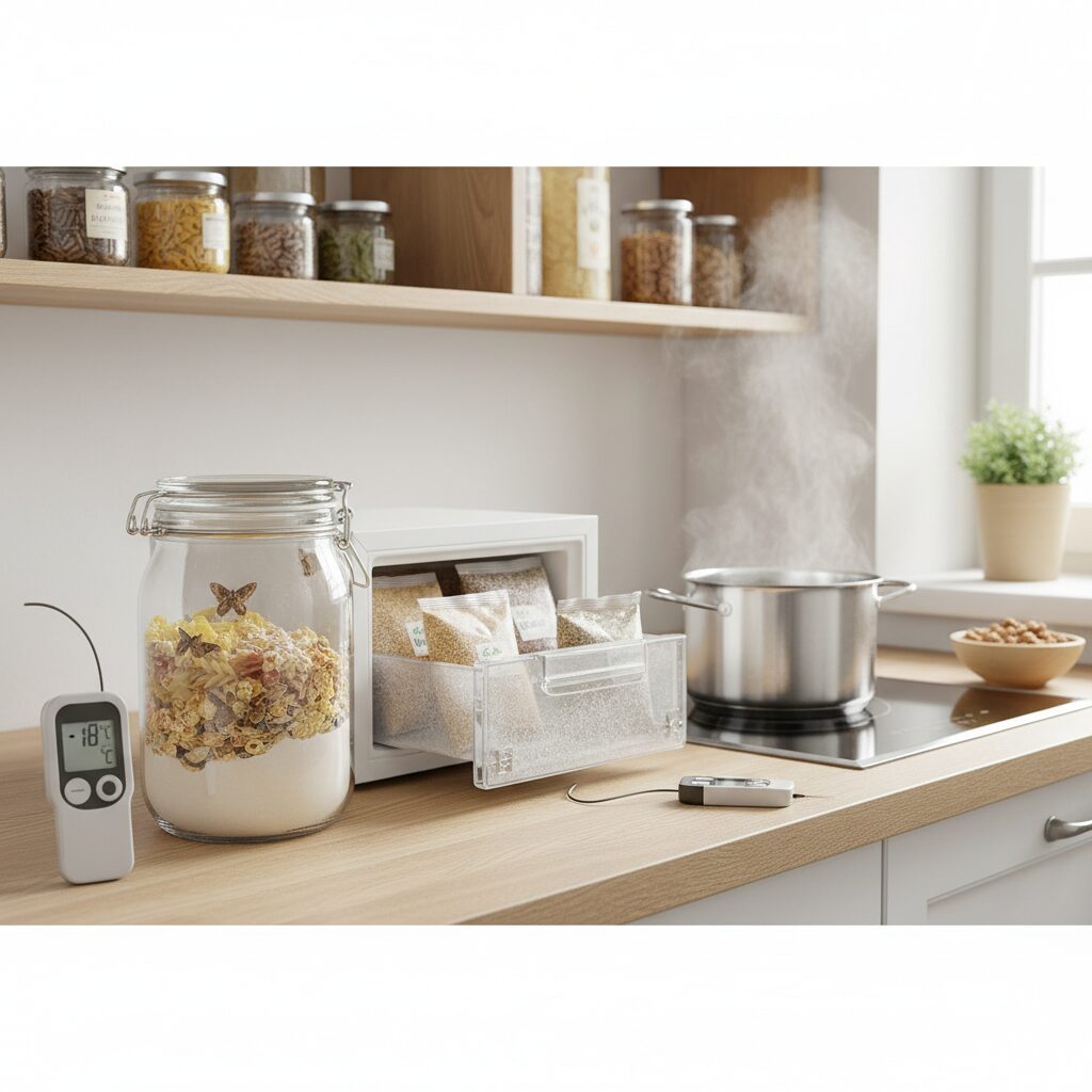 W jakiej temperaturze giną mole spożywcze? Skuteczne metody