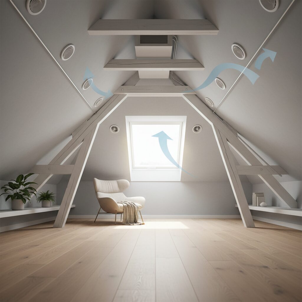 Jak działa wentylacja grawitacyjna na poddaszu?