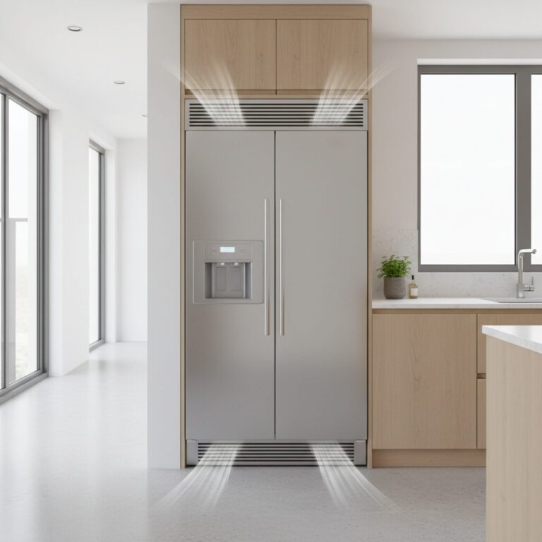 Jak zaplanować wentylację lodówki w zabudowie?