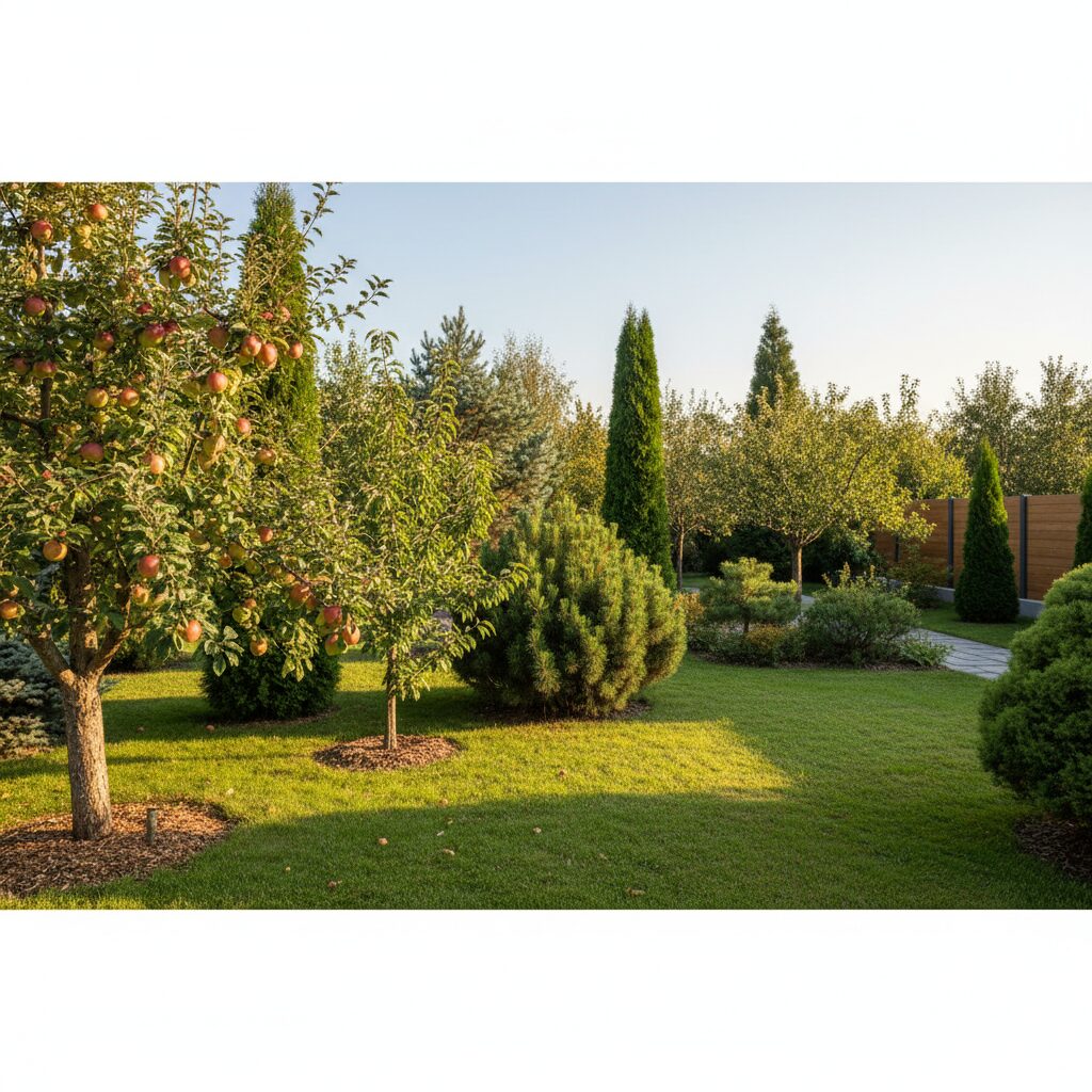 Jaki jest wpływ iglaków na drzewa owocowe w ogrodzie?