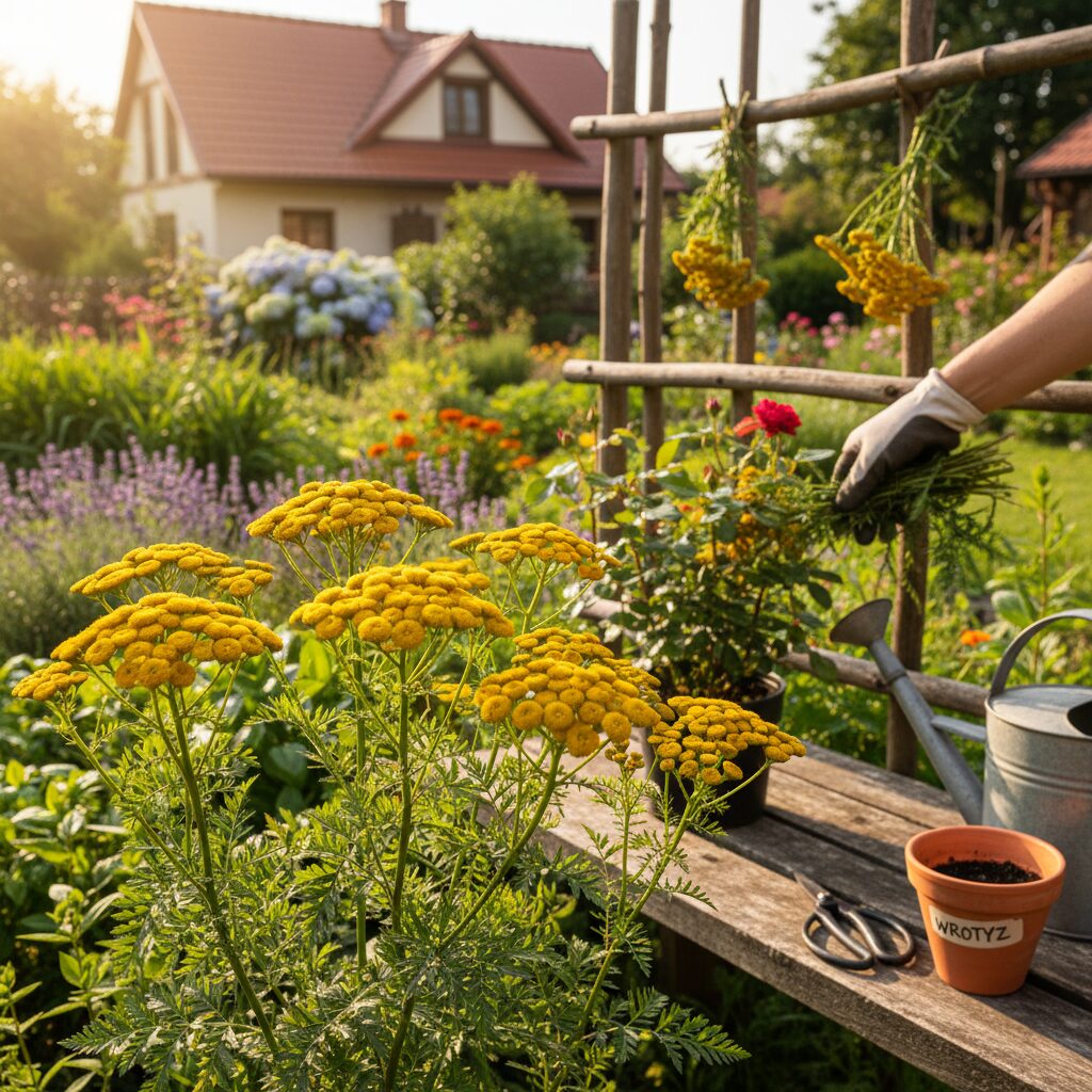 Wrotycz pospolity — zastosowanie w ogrodzie i naturalna ochrona