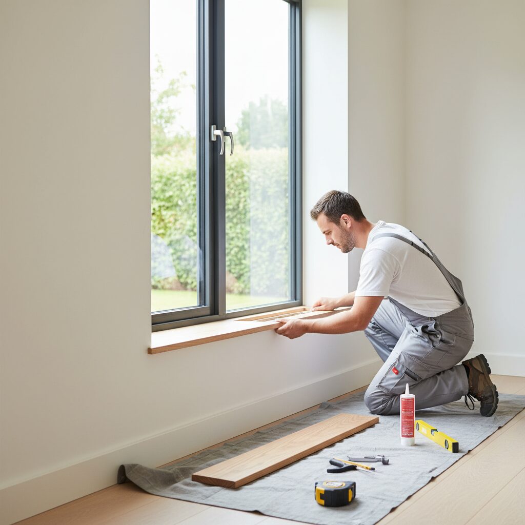 Wymiana parapetu wewnętrznego — jak zrobić to profesjonalnie?