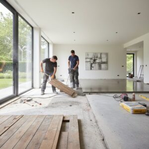 Wymiana podłogi drewnianej na betonową — kompletny poradnik