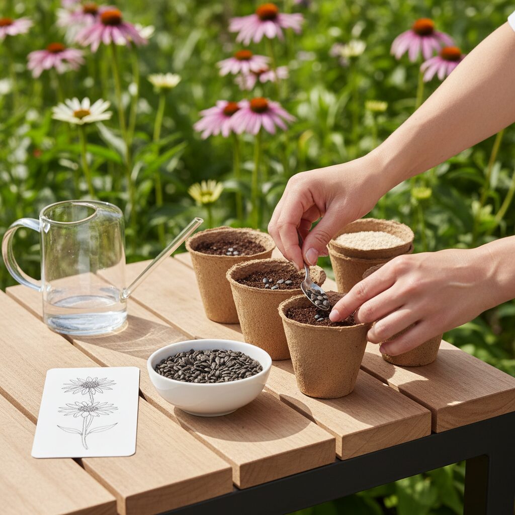 Wysiew jeżówki z nasion — kompletny poradnik uprawy krok po kroku