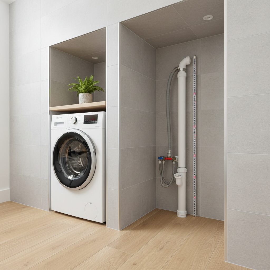 Jaka jest optymalna wysokość odpływu do pralki?