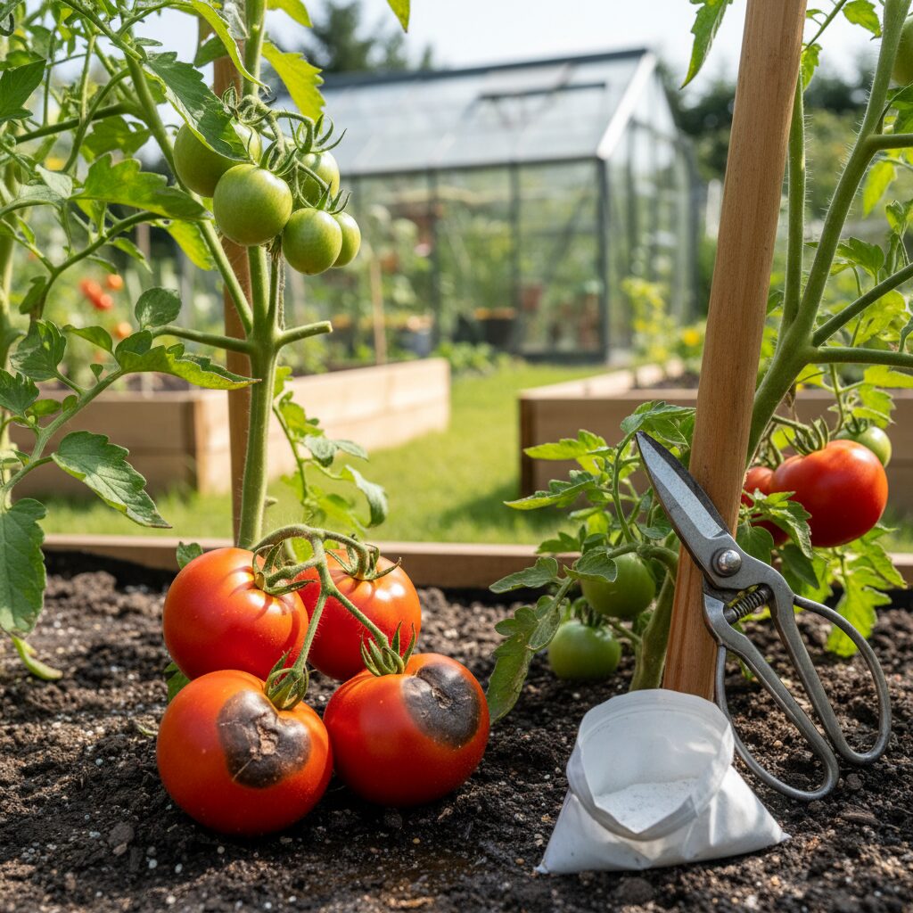 Zgnilizna wierzchołkowa pomidora — jak ją rozpoznać i zwalczyć?