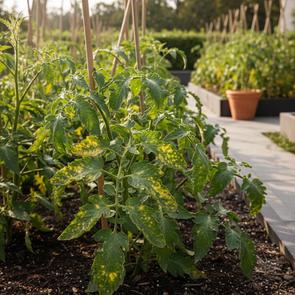 Dlaczego pojawiają się żółte plamy na liściach pomidorów?