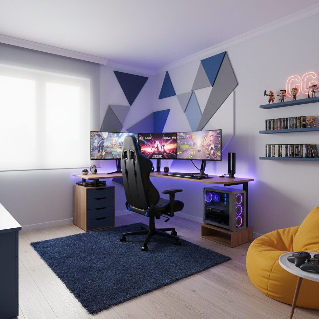 pokój gamingowy dla chłopca