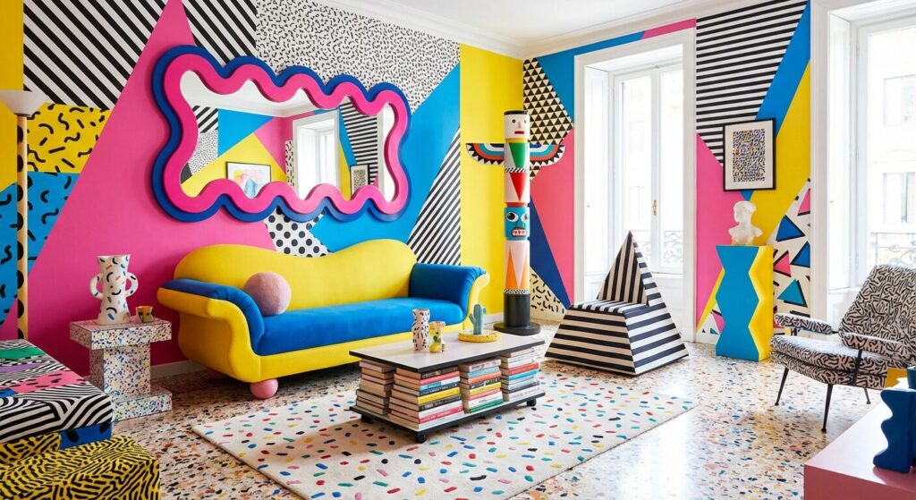styl Memphis we wnętrzach