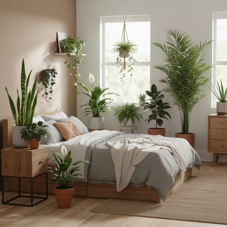 Rośliny oczyszczające powietrze do sypialni – TOP 10 sprawdzonych gatunków