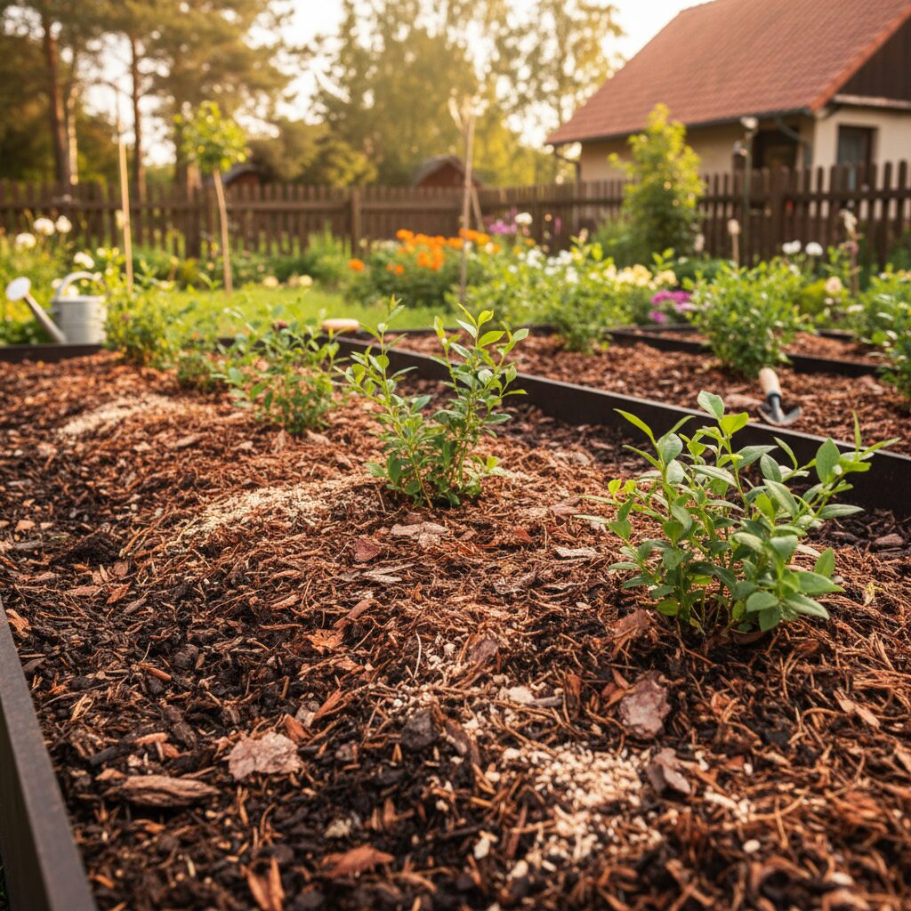 Podłoże do borówki amerykańskiej – zakwaszanie i ściółkowanie