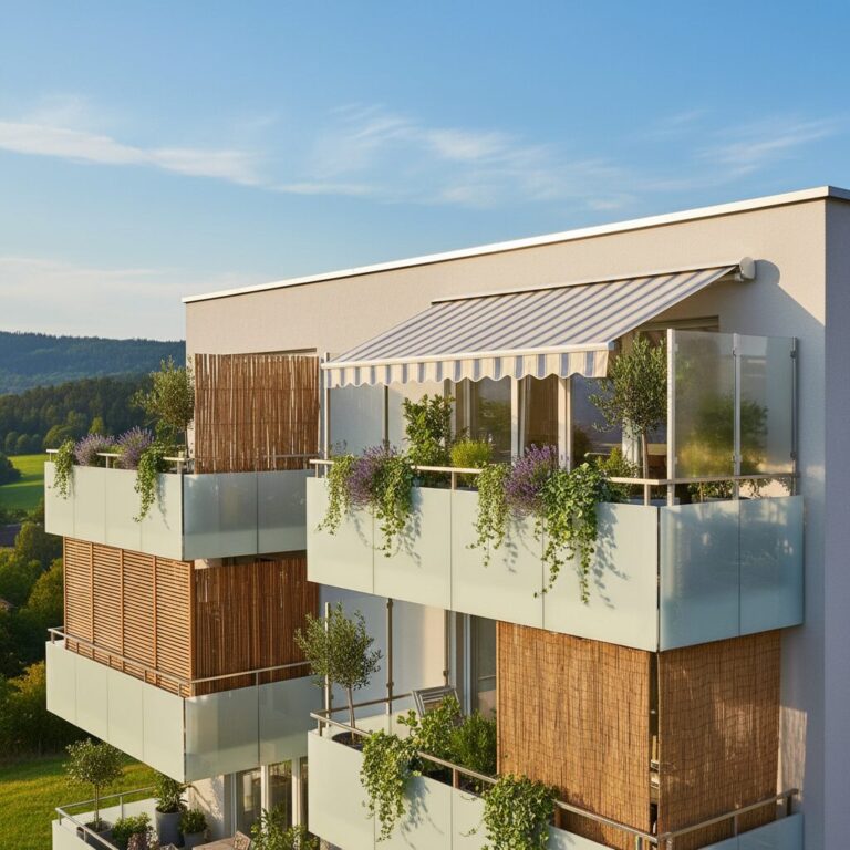 Osłona na balkon od wiatru i słońca – przegląd rozwiązań