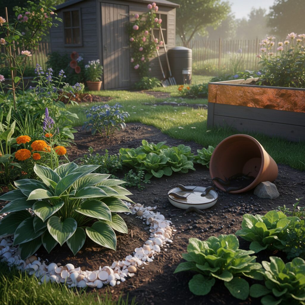 Ślimaki w ogrodzie – naturalne metody zwalczania bez chemii