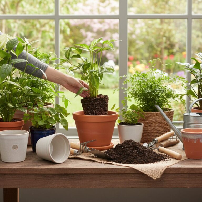 Przesadzanie roślin doniczkowych – kiedy, jak i do jakiej doniczki