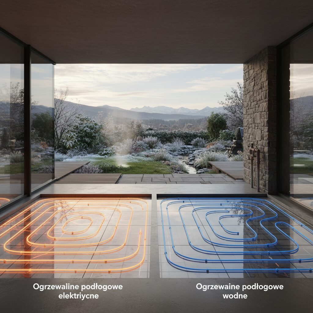 Ogrzewanie podłogowe elektryczne czy wodne – porównanie