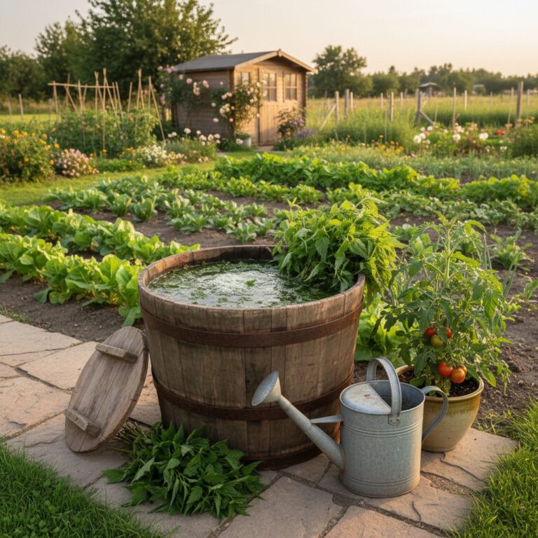 Nawóz z pokrzyw – jak zrobić gnojówkę i do czego ją stosować