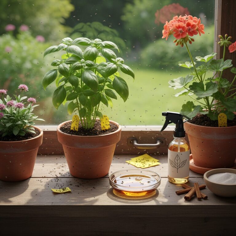 Muszki w doniczkach – jak się pozbyć domowymi sposobami