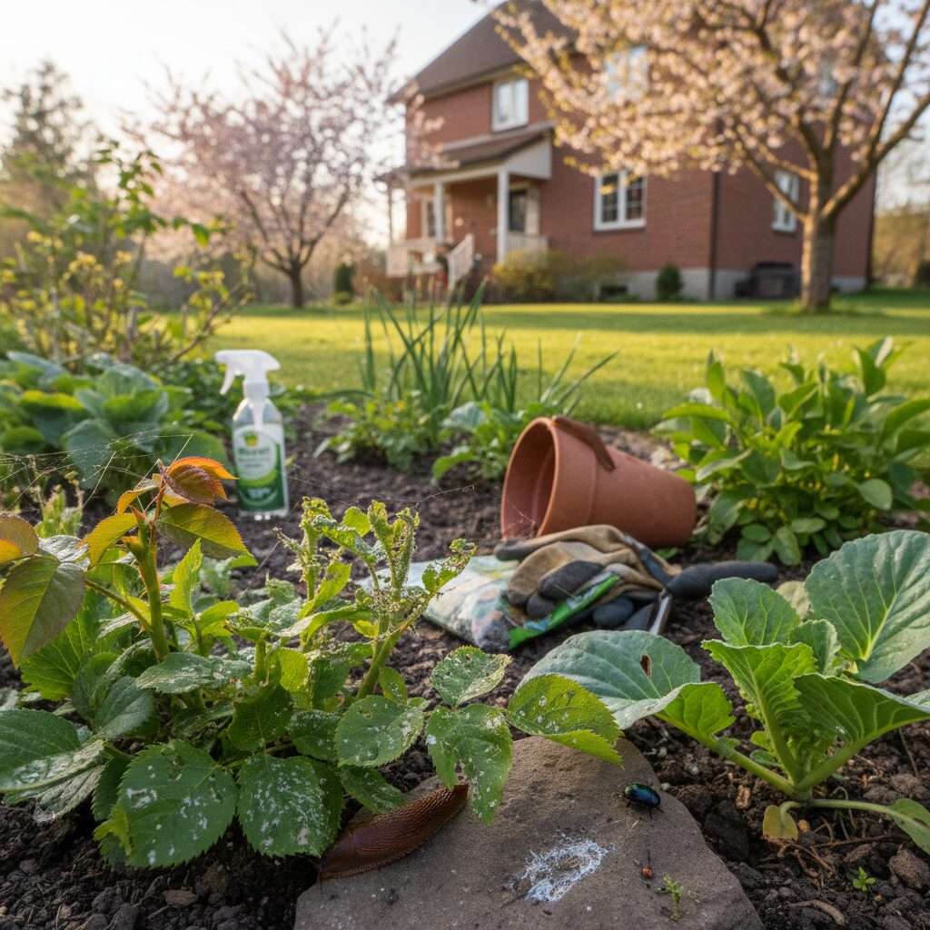 Szkodniki ogrodu wiosną – rozpoznawanie i skuteczne zwalczanie
