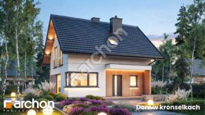 Tani w budowie Dom w kronselkach - pięć pokoi i powierzchnia zabudowy poniżej 70 m²